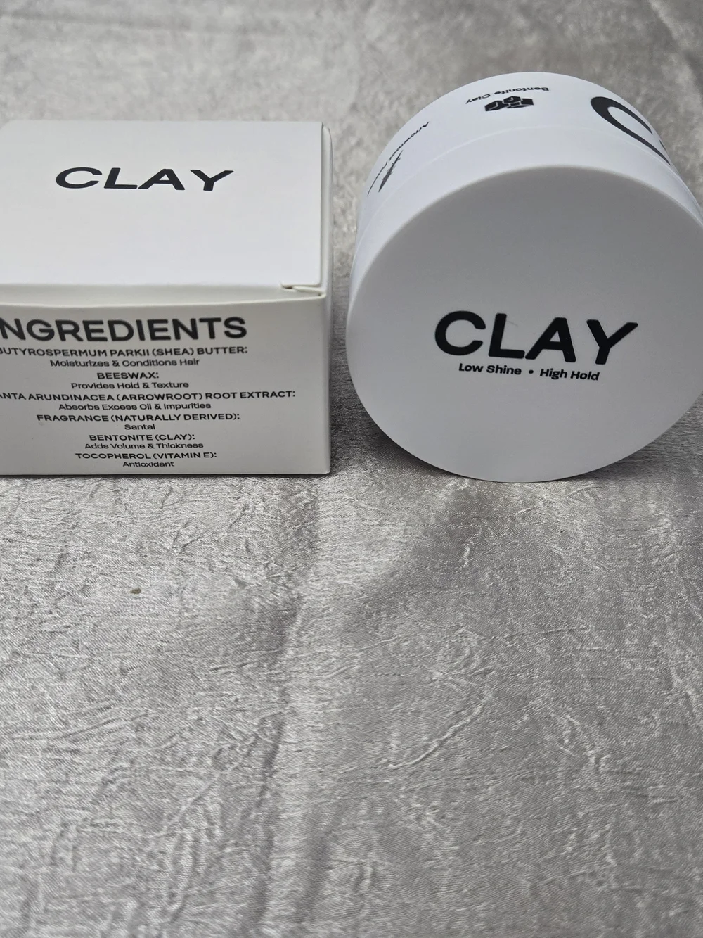BASED Clay High Hold Low Shine Hair Styling Clay, Santal, 3 oz / 85 ml